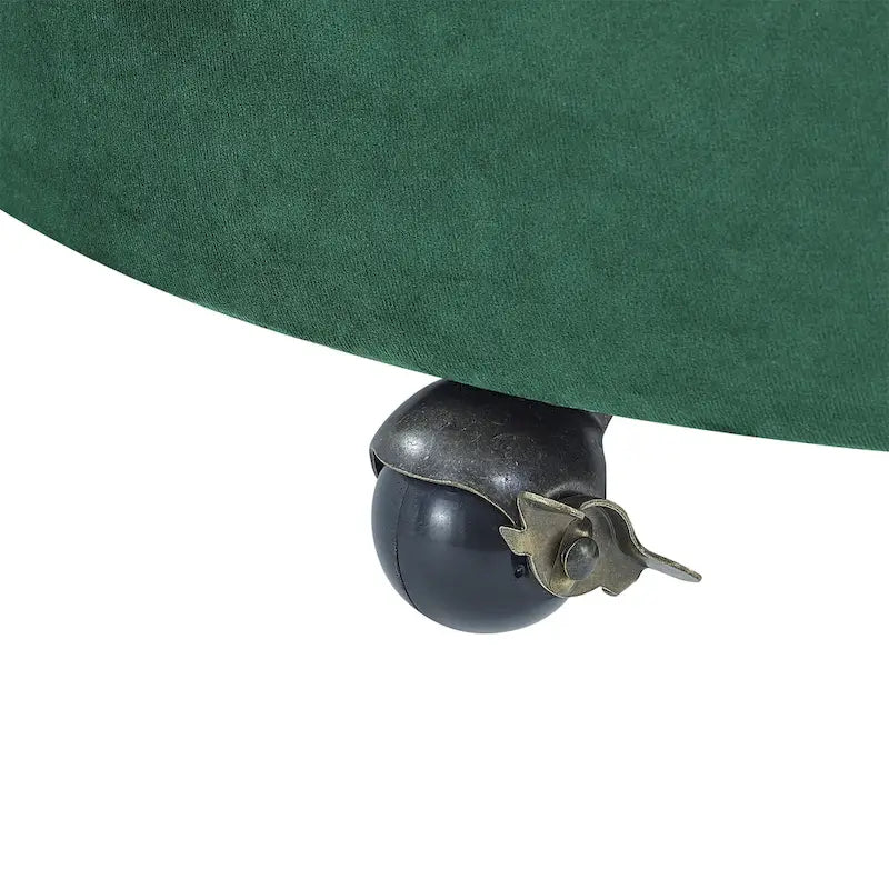 Fauteuil d'appoint capitonné pivotant Green Modern 30