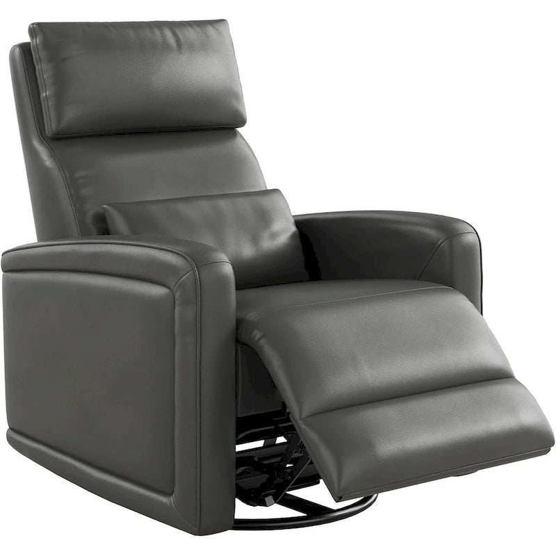 Fauteuil inclinable manuel, fauteuil inclinable, à bascule et pivotant à 360° avec dossier ergonomique