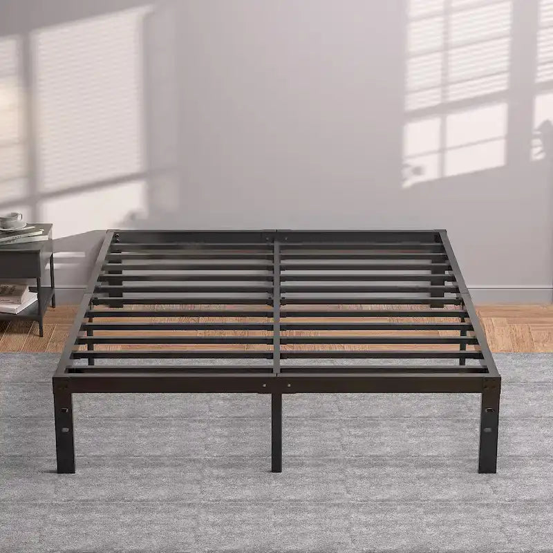 Structure de lit en métal pour enfants – Options double/grand/très grand/california king