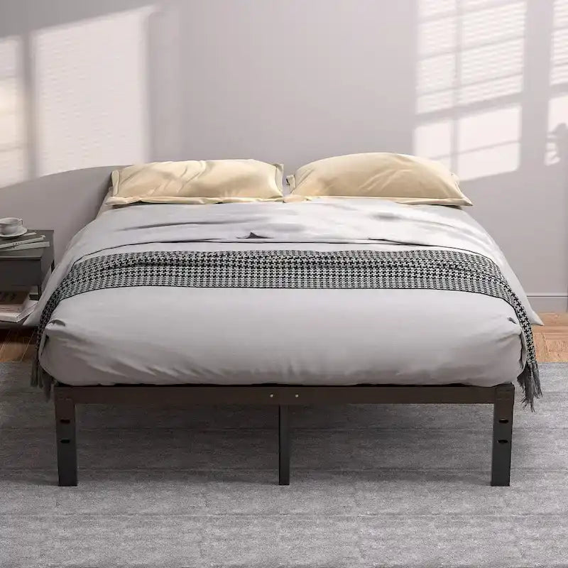 Structure de lit en métal pour enfants – Options double/grand/très grand/california king