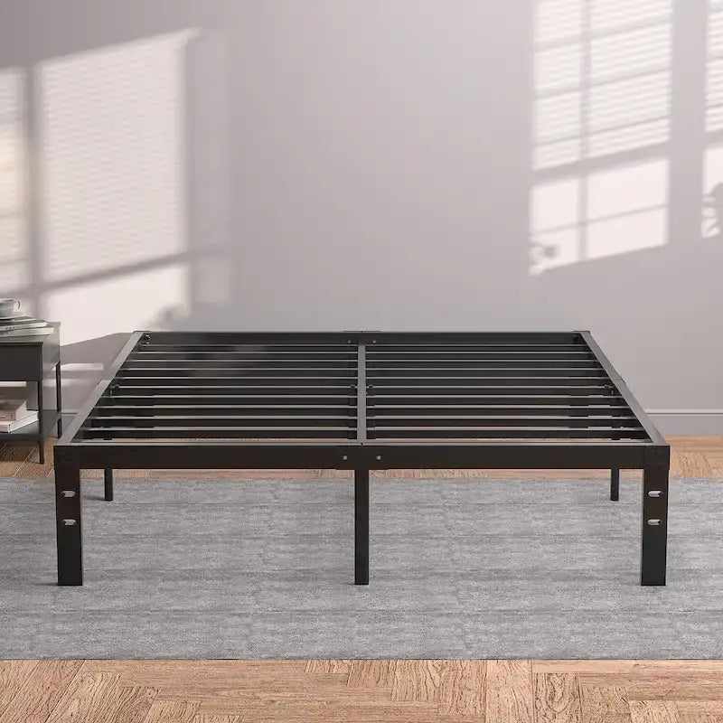 Structure de lit en métal pour enfants – Options double/grand/très grand/california king