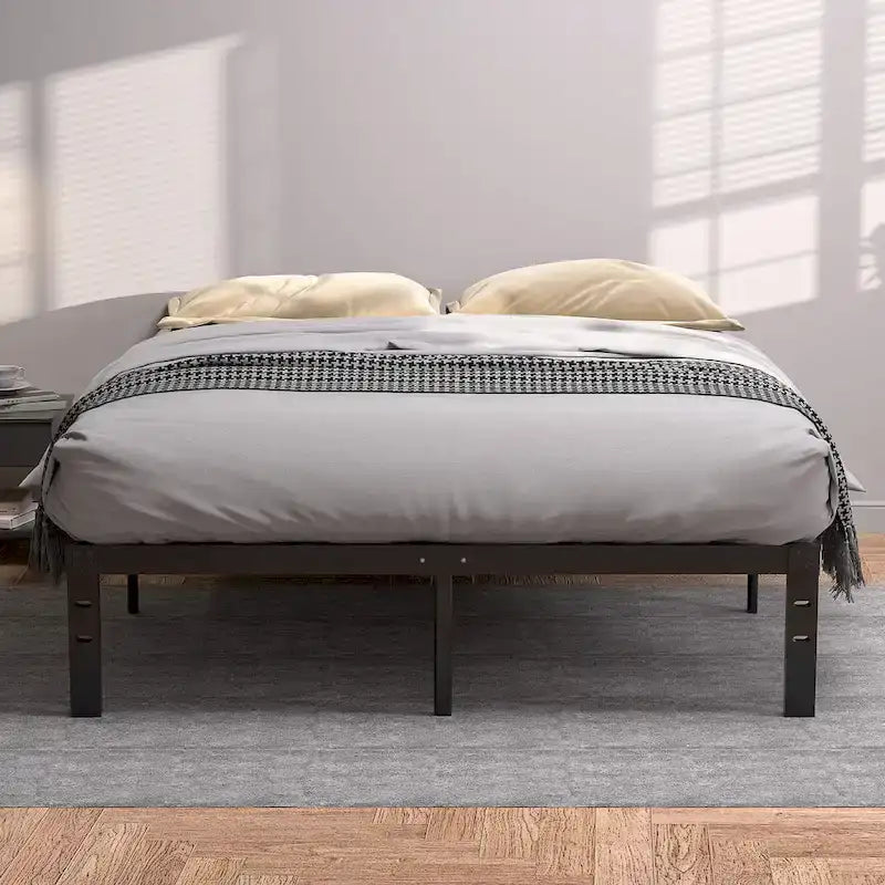 Structure de lit en métal pour enfants – Options double/grand/très grand/california king
