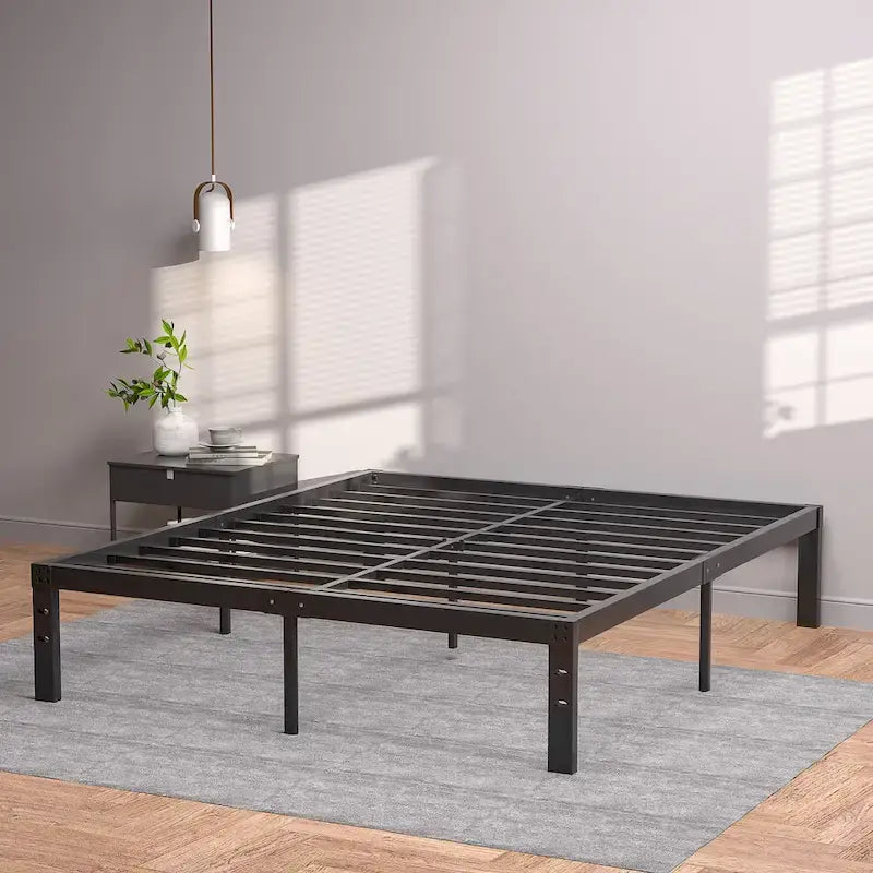 Structure de lit en métal pour enfants – Options double/grand/très grand/california king