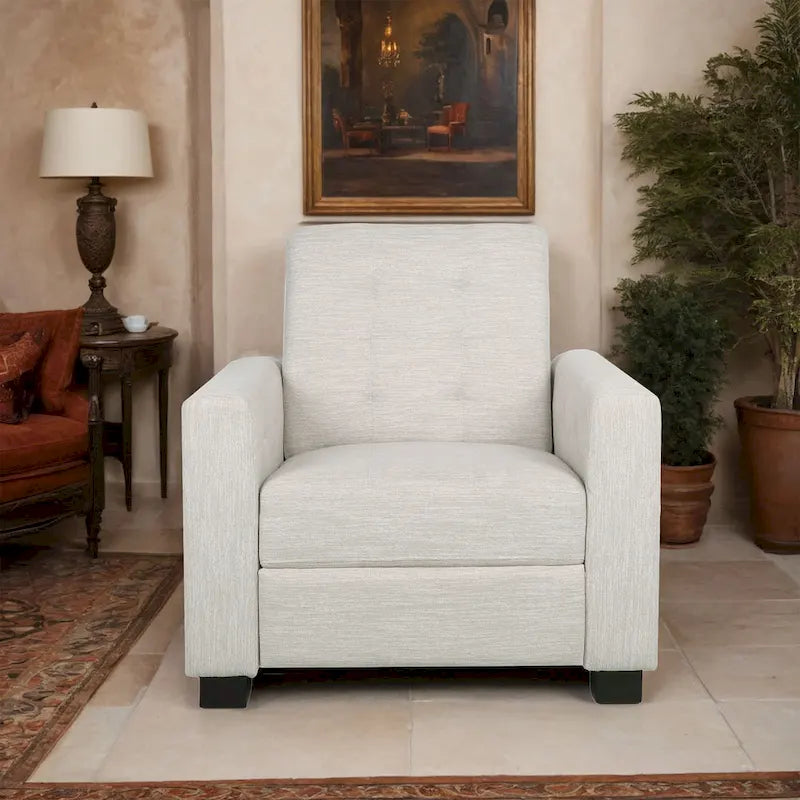 Fauteuil inclinable à pousser rembourré