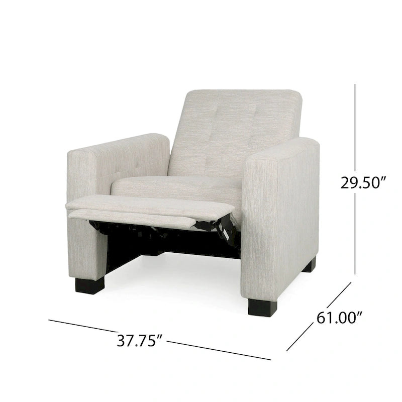 Fauteuil inclinable à pousser rembourré