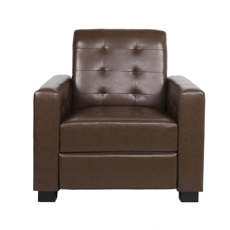 Fauteuil inclinable à pousser rembourré