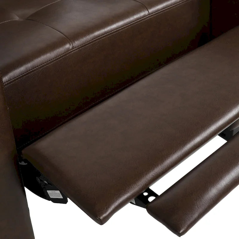 Fauteuil inclinable à pousser rembourré