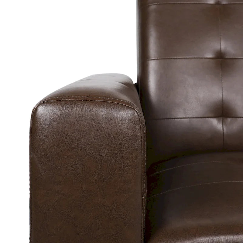 Fauteuil inclinable à pousser rembourré