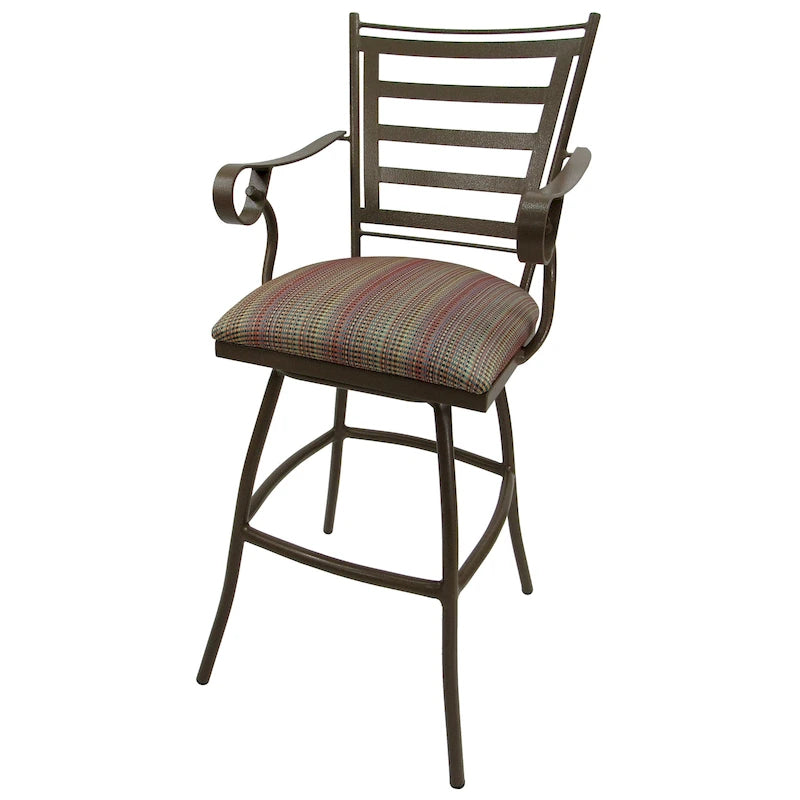 Tabouret de bar très haut de 35 pouces - Cadre beige - Siège de 35 pouces