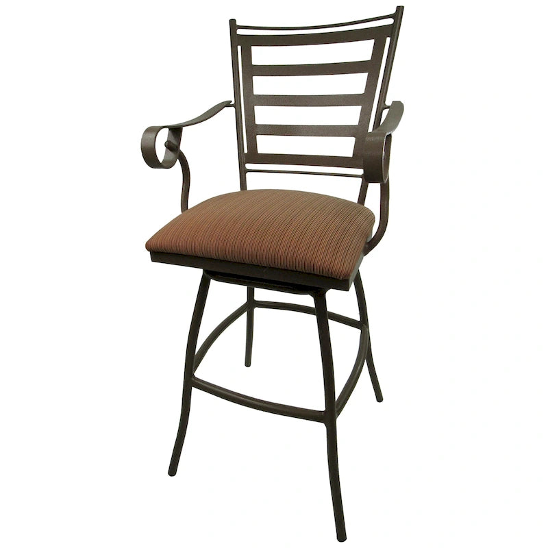 Tabouret de bar très haut de 35 pouces - Cadre beige - Siège de 35 pouces