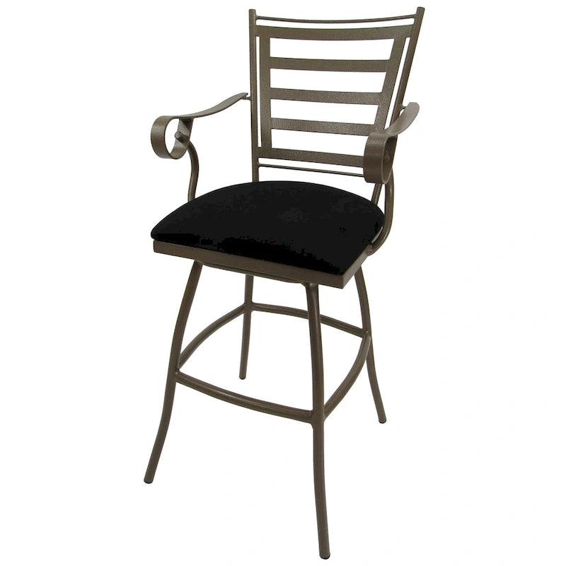 Tabouret de bar très haut de 35 pouces - Cadre beige - Siège de 35 pouces