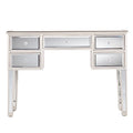 Console en verre miroir contemporaine