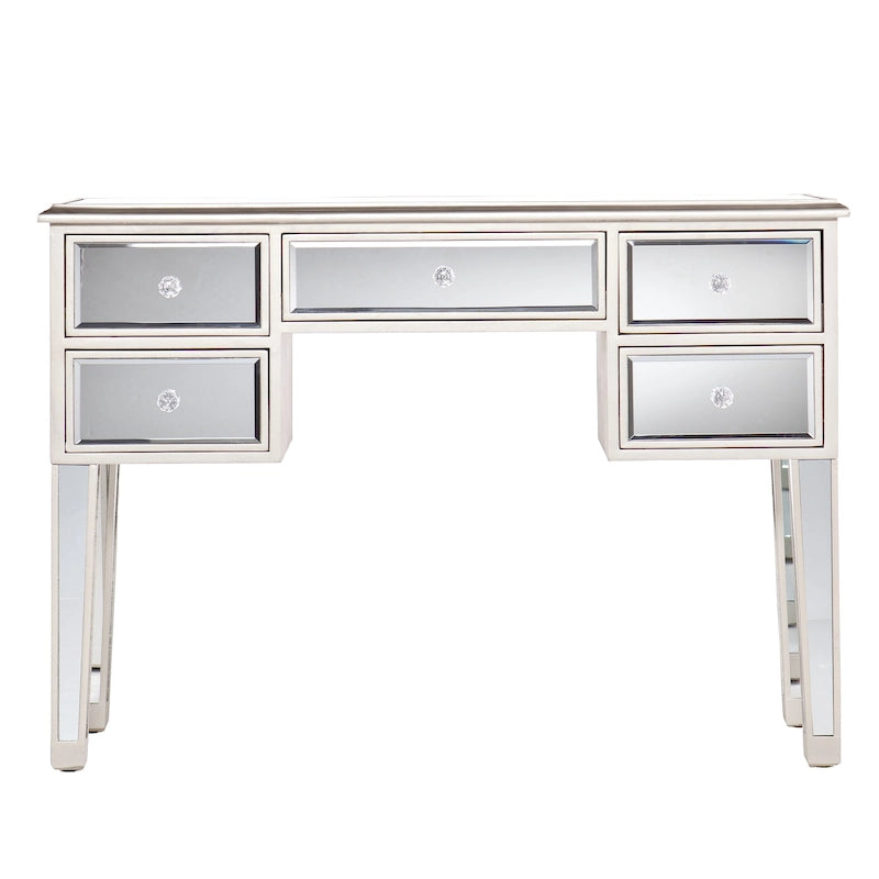 Console en verre miroir contemporaine