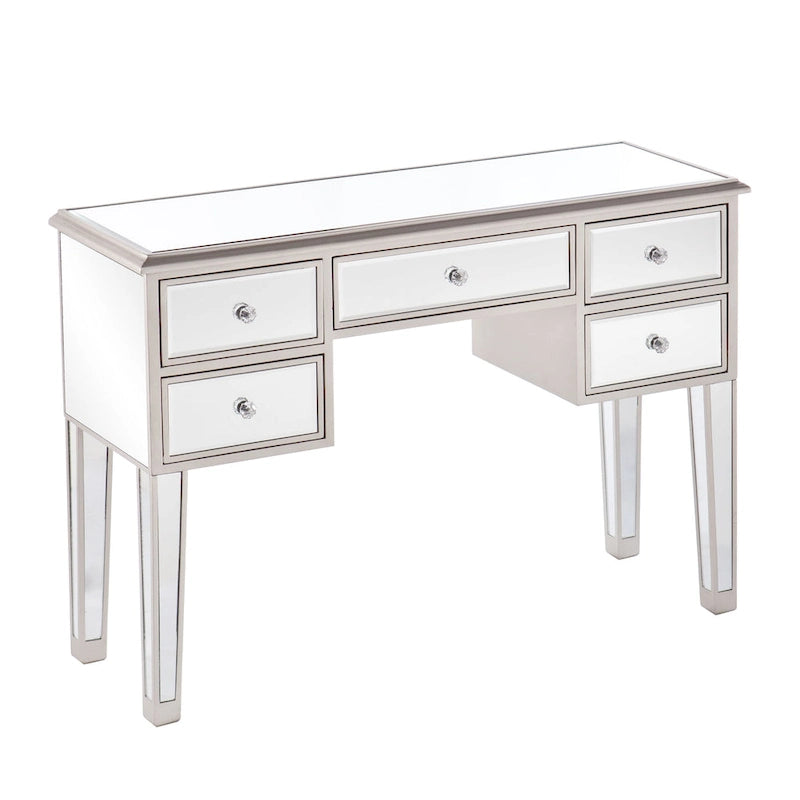 Console en verre miroir contemporaine