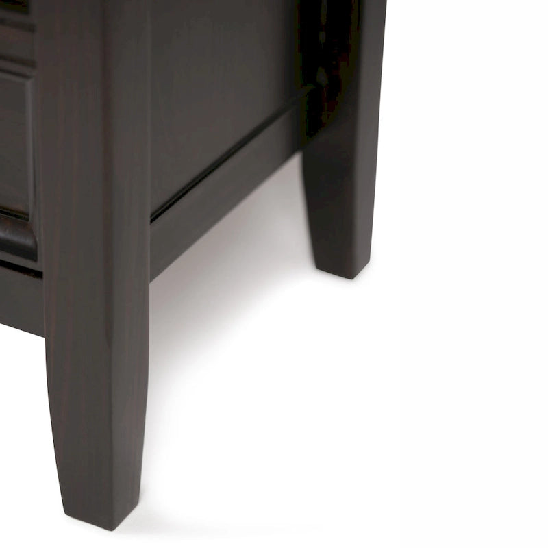 Meuble TV de transition en bois massif de 54 po de large - 54 larg. x 18,9 prof. x 31,9 haut.