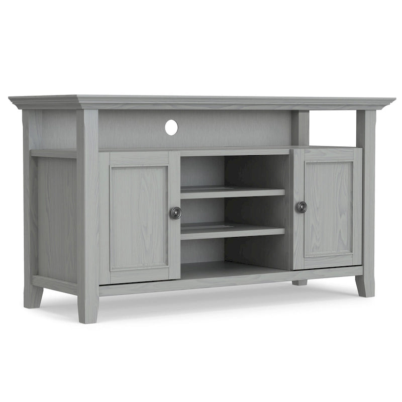 Meuble TV de transition en bois massif de 54 po de large - 54 larg. x 18,9 prof. x 31,9 haut.