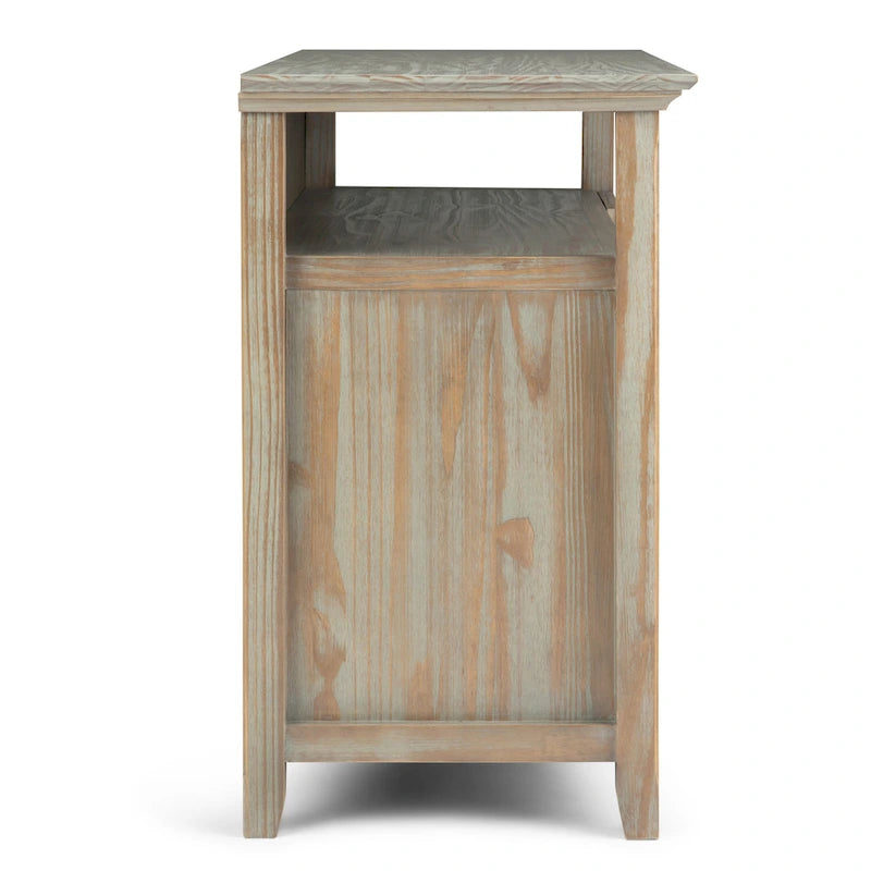 Meuble TV de transition en bois massif de 54 po de large - 54 larg. x 18,9 prof. x 31,9 haut.
