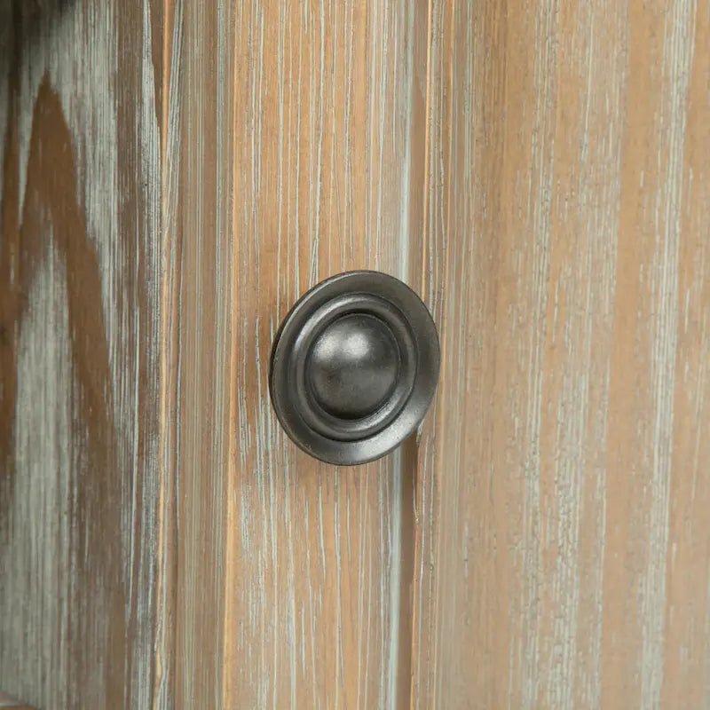 Meuble TV de transition en bois massif de 54 po de large - 54 larg. x 18,9 prof. x 31,9 haut.