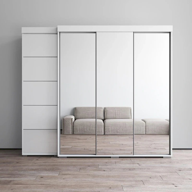 Armoire avec 3 miroirs