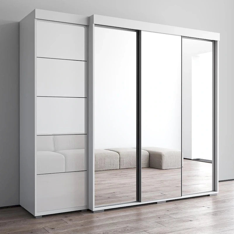 Armoire avec 3 miroirs