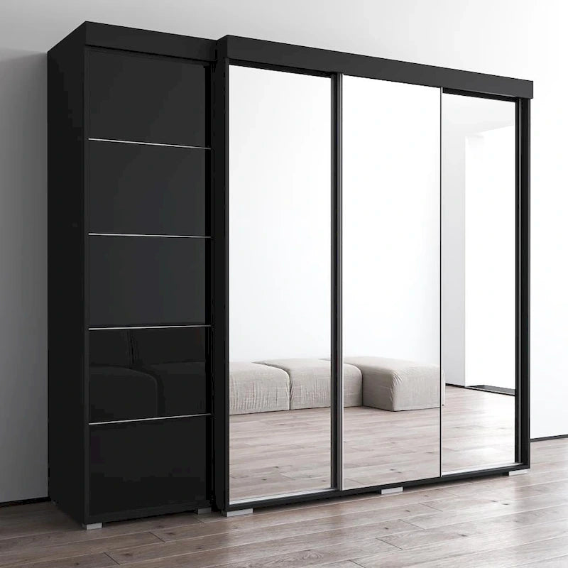 Armoire avec 3 miroirs
