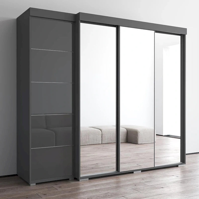 Armoire avec 3 miroirs