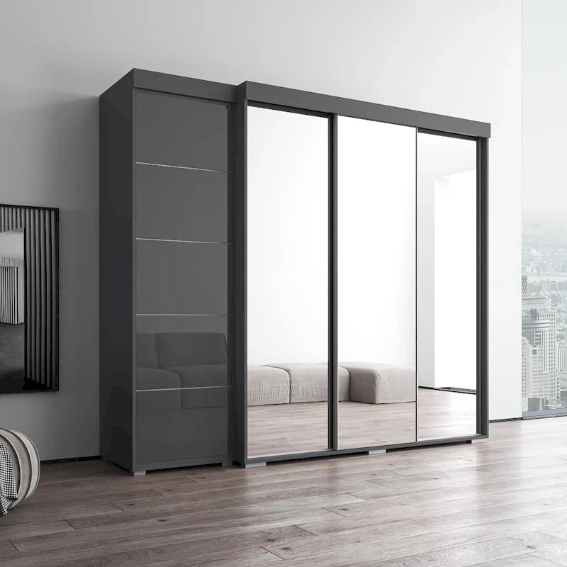 Armoire avec 3 miroirs