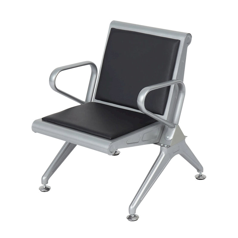 Fauteuils de salle d'attente en cuir PU - Banc d'accueil pour visiteurs