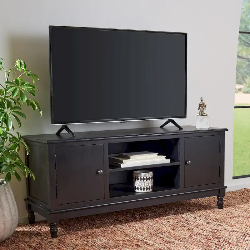 Meuble TV média 2 portes 1 étagère – 47 po L x 16 po P x 20 po H