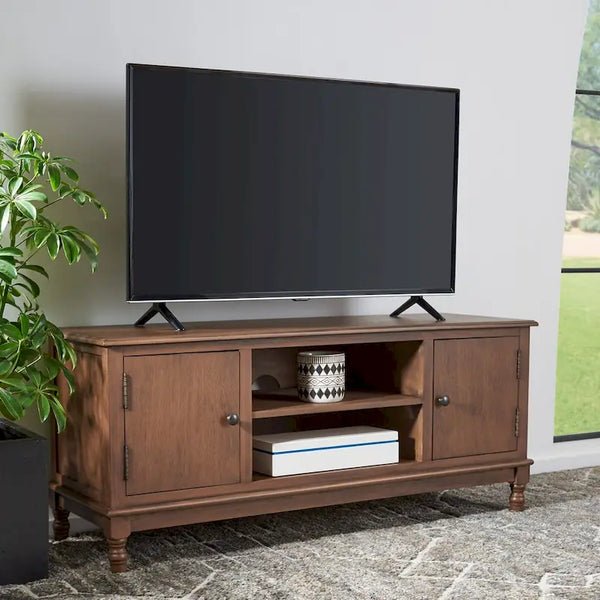 Meuble TV média 2 portes 1 étagère – 47 po L x 16 po P x 20 po H