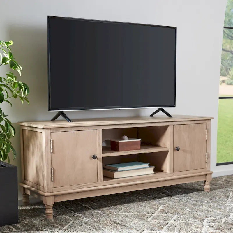 Meuble TV média 2 portes 1 étagère – 47 po L x 16 po P x 20 po H