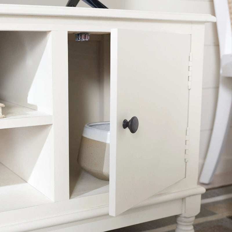 Meuble TV média 2 portes 1 étagère – 47 po L x 16 po P x 20 po H