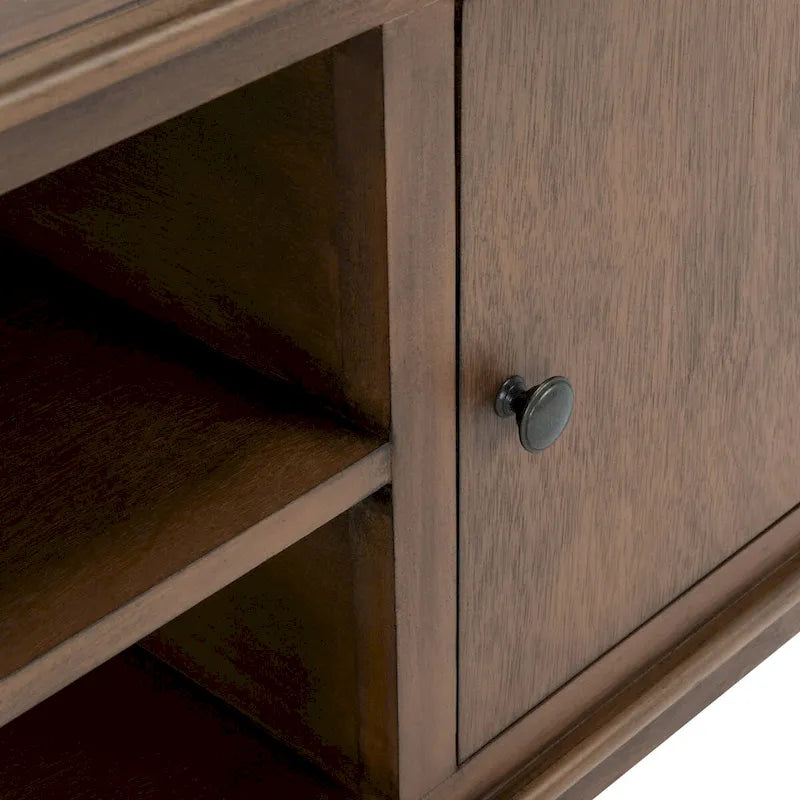 Meuble TV média 2 portes 1 étagère – 47 po L x 16 po P x 20 po H