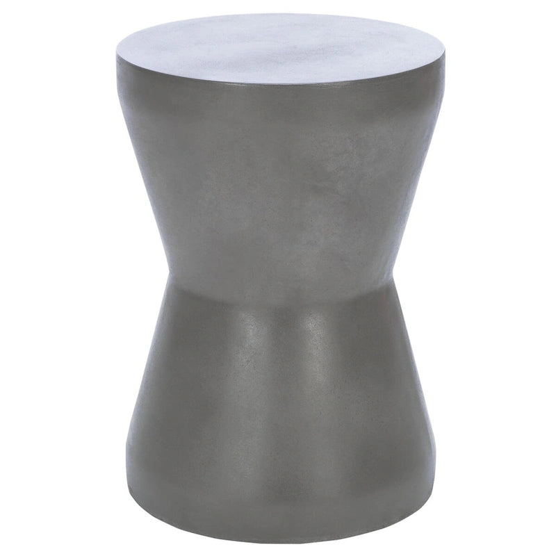 Table d'appoint en béton, intérieur/extérieur - 12x12x17 po (LxPxH)