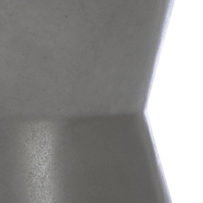 Table d'appoint en béton, intérieur/extérieur - 12x12x17 po (LxPxH)