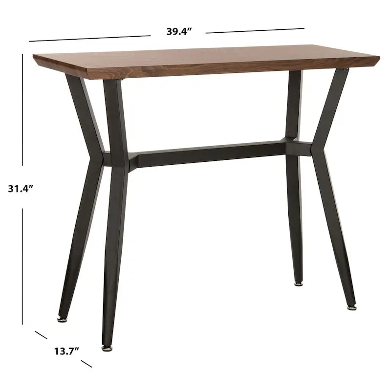 Console marron/noir - 39Lx14Px31H