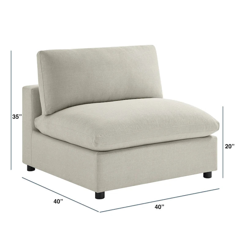 Fauteuil d'appoint sans accoudoirs