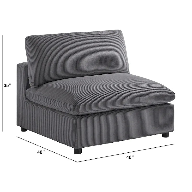 Fauteuil d'appoint sans accoudoirs