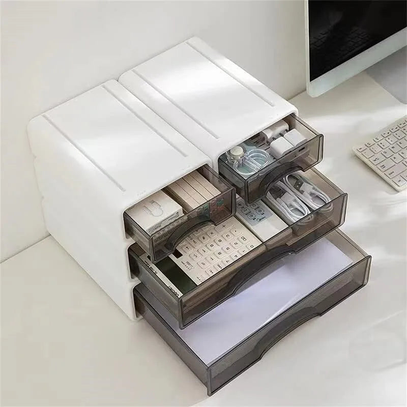 Boîte de rangement de bureau empilable