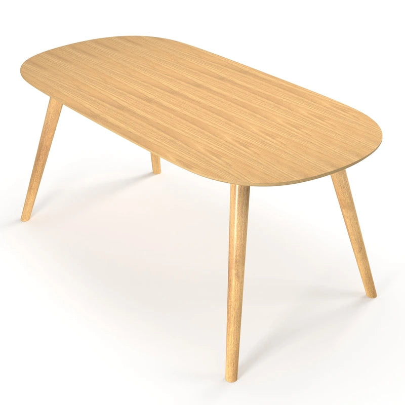 Table à manger rectangulaire au fini naturel