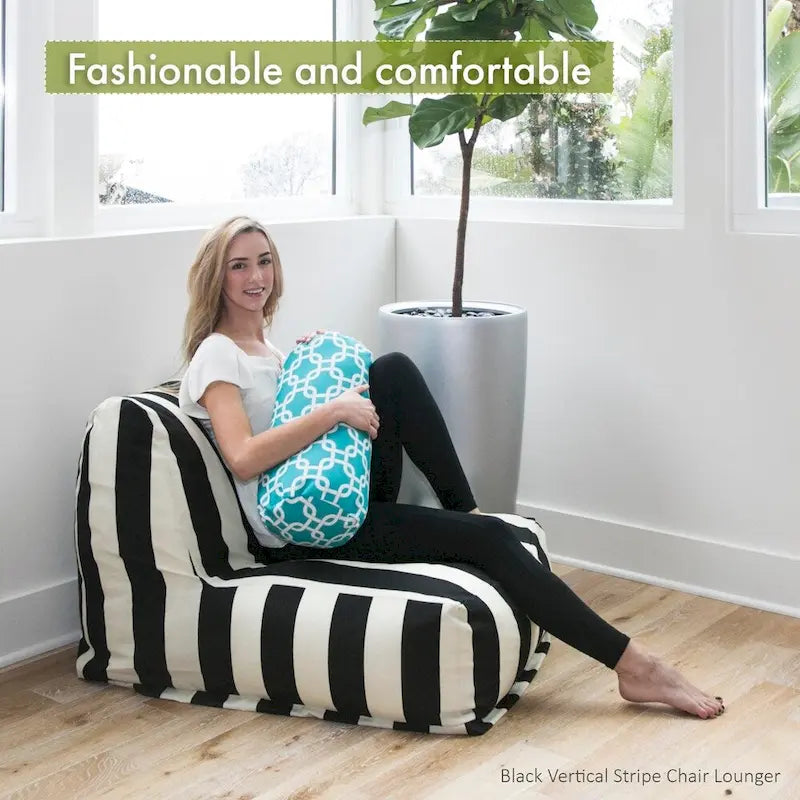 Indoor Pouf Poire Chaise Longue 91,4 L x 68,6 l x 61 H cm