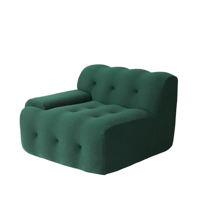 Canapé Moderne Confortable 3 Places, Canapé de Sol Rembourré en Tissu 3D Cloud Couch pour Salon, Appartement