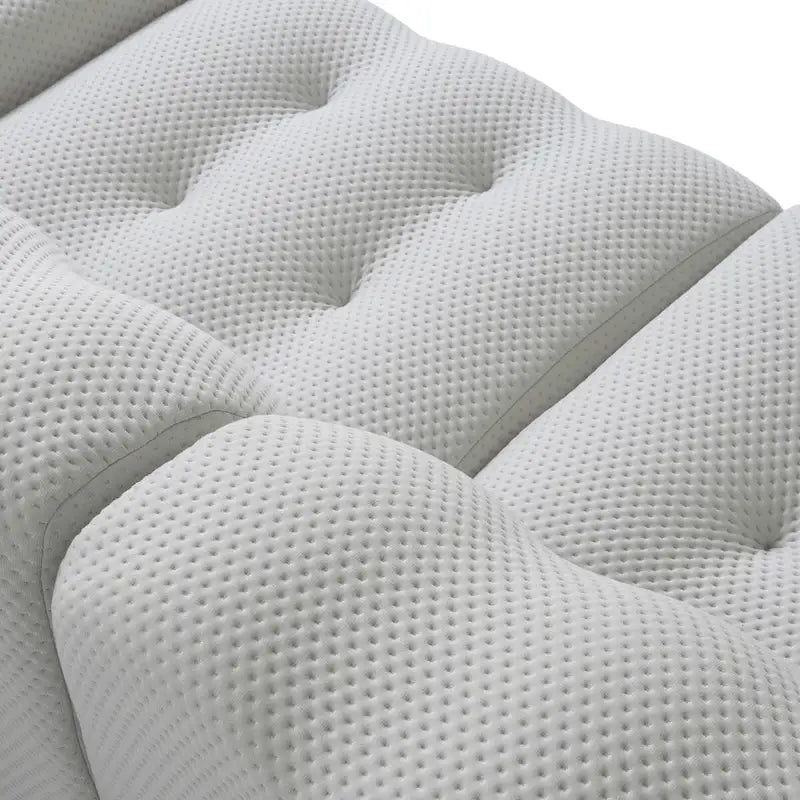 Canapé Moderne Confortable 3 Places, Canapé de Sol Rembourré en Tissu 3D Cloud Couch pour Salon, Appartement