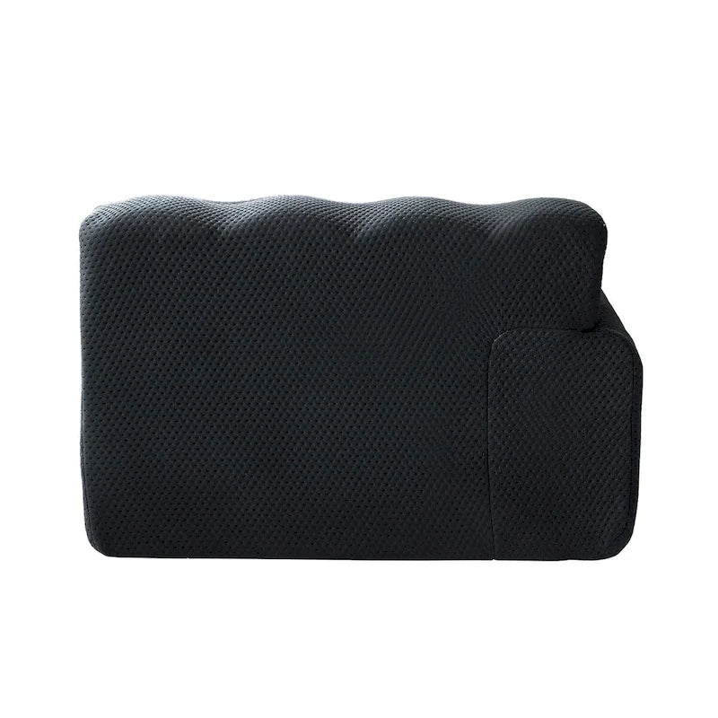 Canapé Moderne Confortable 3 Places, Canapé de Sol Rembourré en Tissu 3D Cloud Couch pour Salon, Appartement