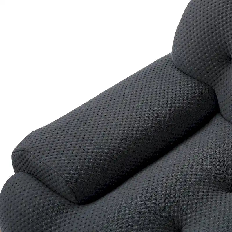 Canapé Moderne Confortable 3 Places, Canapé de Sol Rembourré en Tissu 3D Cloud Couch pour Salon, Appartement